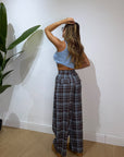 Pantalone Balloon quadri