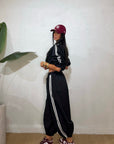 pantalone impermeabile riga