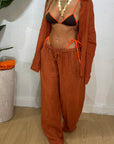 Pantalone 100% Lino