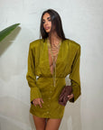 Dress camicia Nadel seta