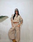 pantalone impermeabile riga