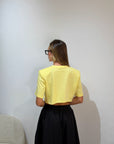 T-shirt crop Usually