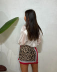 Gonna foulard Leopard
