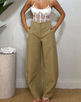 Pantalone Balloon Gesso