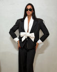 Tailleur Square gessato