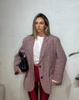Blazer Cappotto Quadretti
