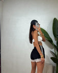Short Adid pizzo