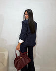 Tailleur Square gessato