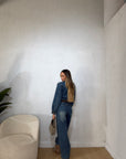 Jumpsuite denim wide