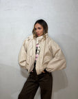 Bomber reversible puff