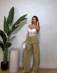 Pantalone Balloon Gesso