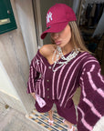 Cardigan candy stripe
