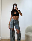 Jeans Cut Out
