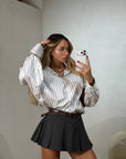 Camicia over striped