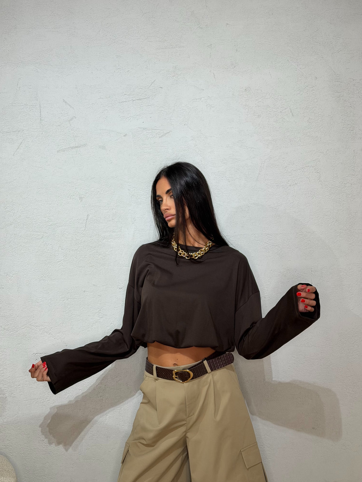 Maglia Just crop