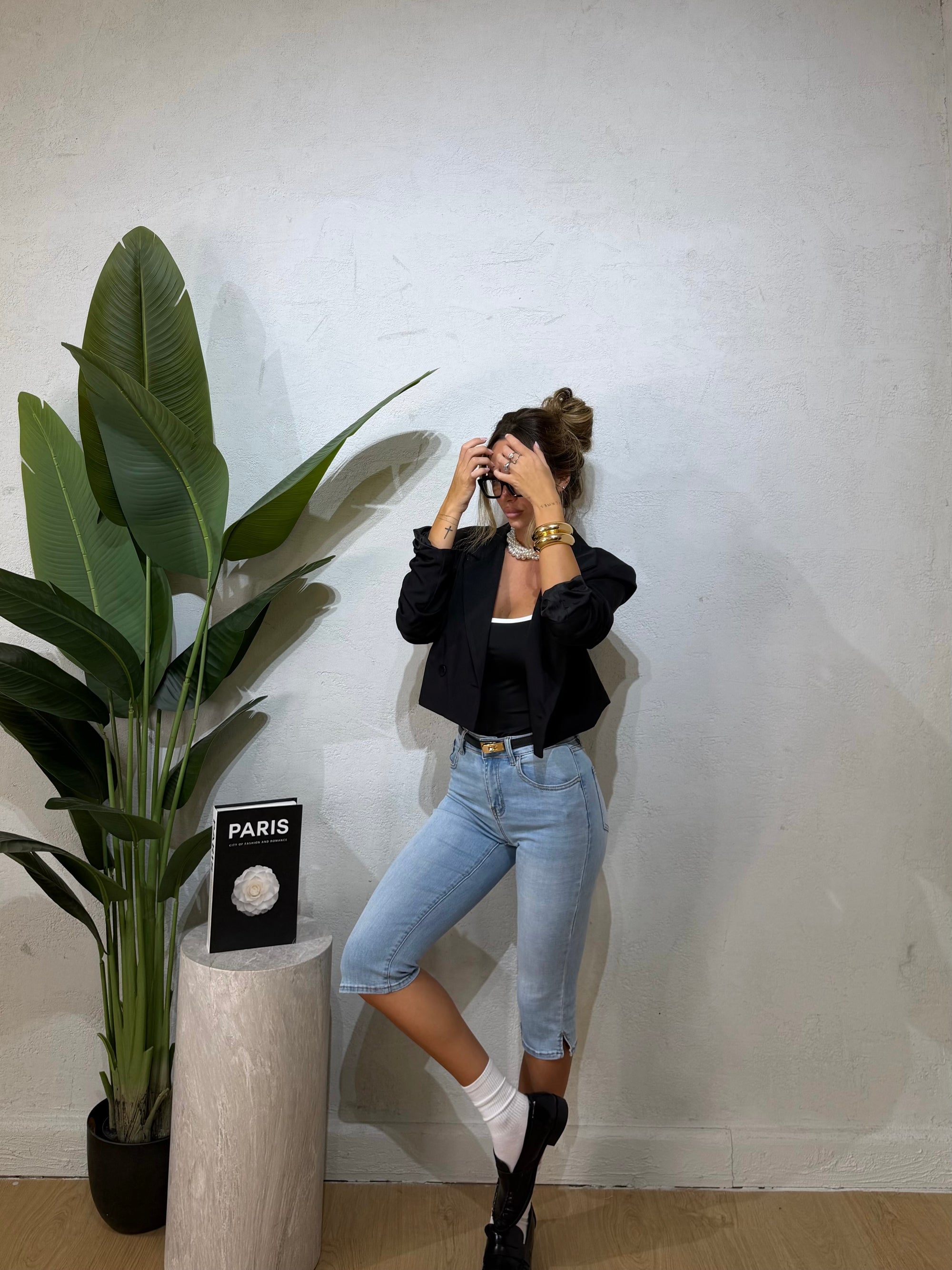 Denim capri 7551