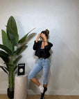 Denim capri 7551