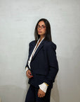 Tailleur Square gessato