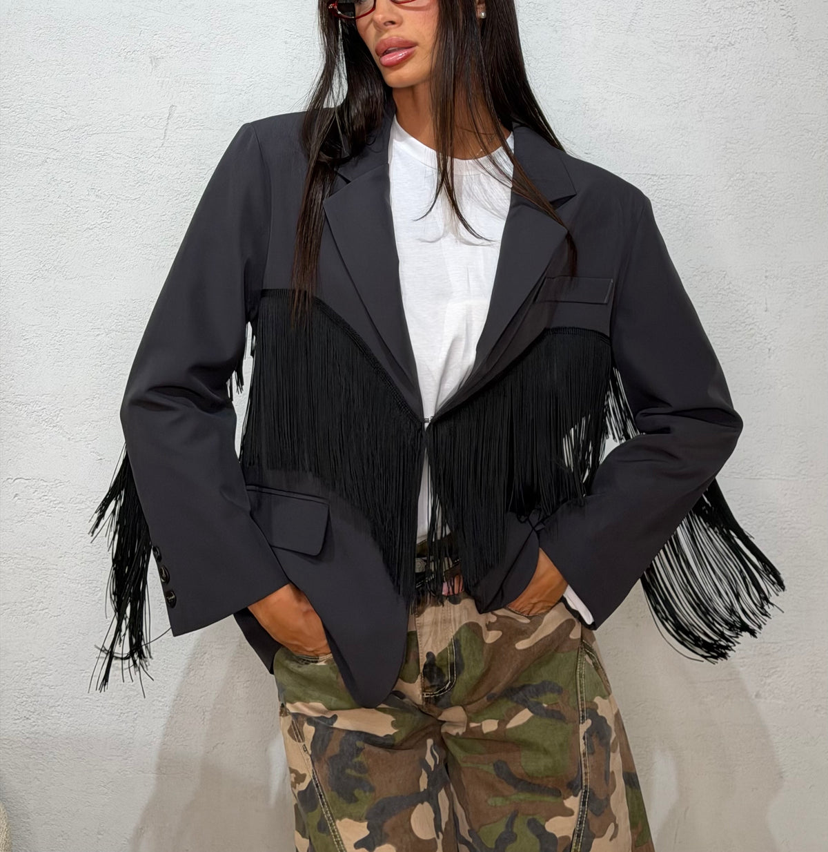 Blazer frange just