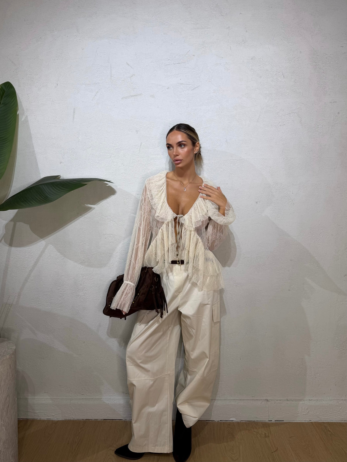 pantalone palazzo cargo just