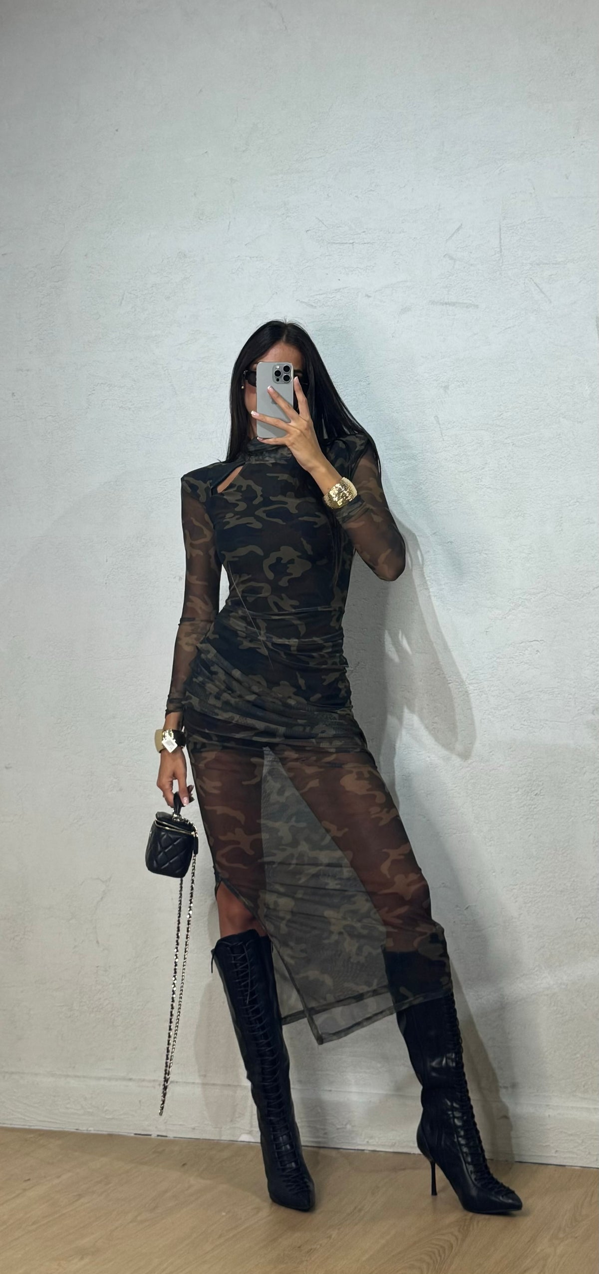 Dress militar longuette