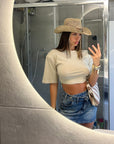 T-shirt crop Amina