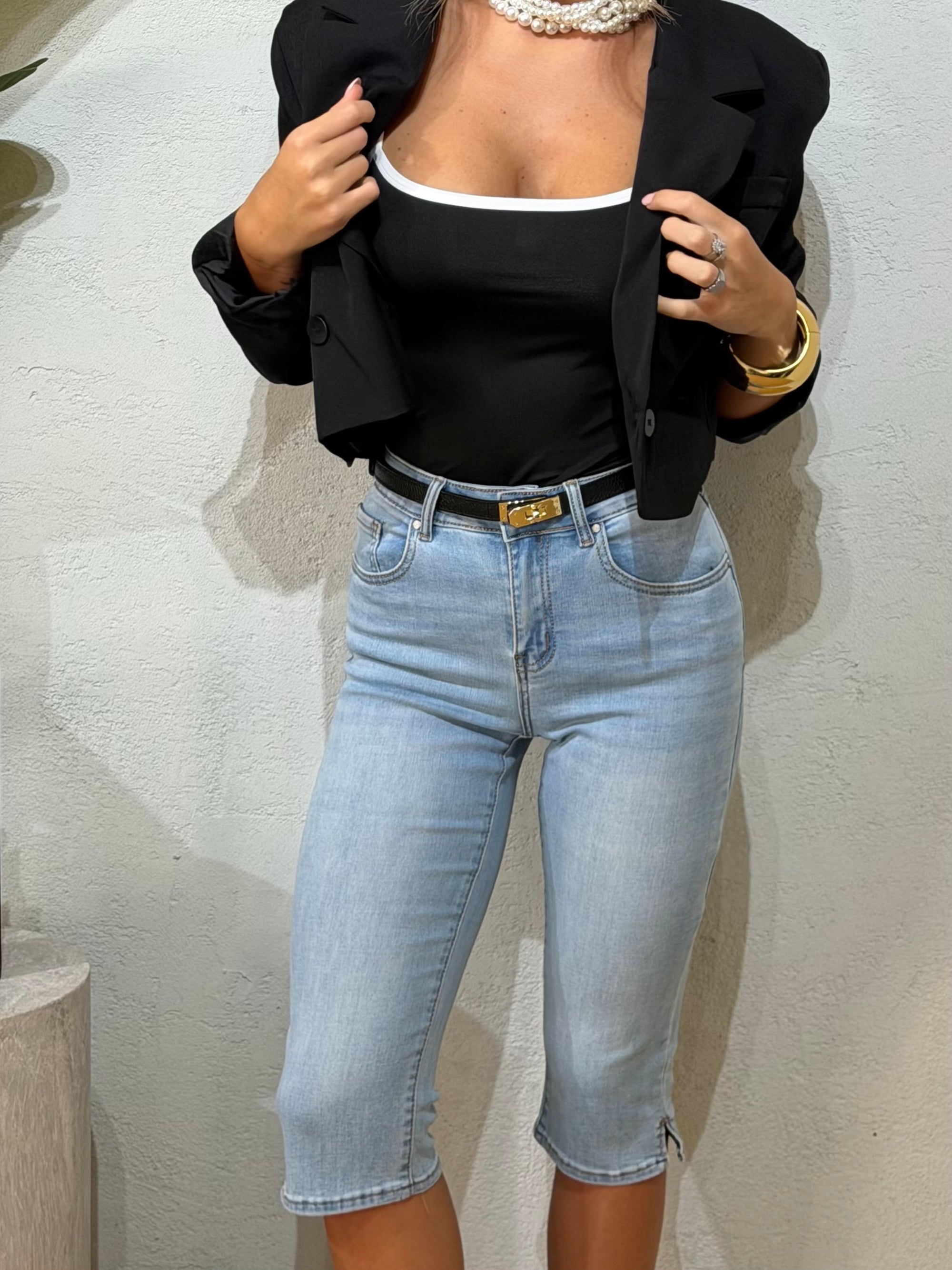 Denim capri 7551