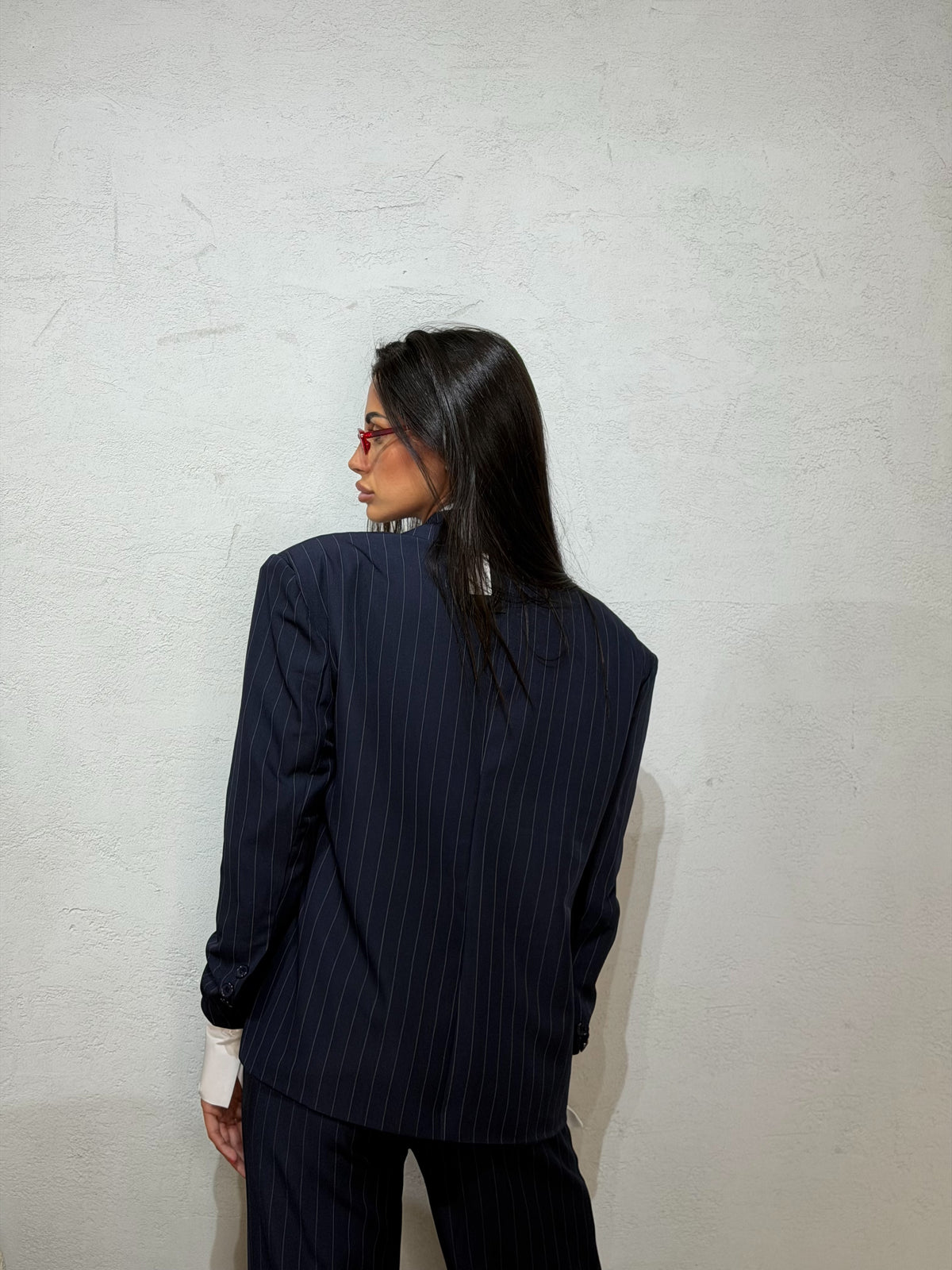 Tailleur Square gessato