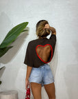 T-shirt Heart Red