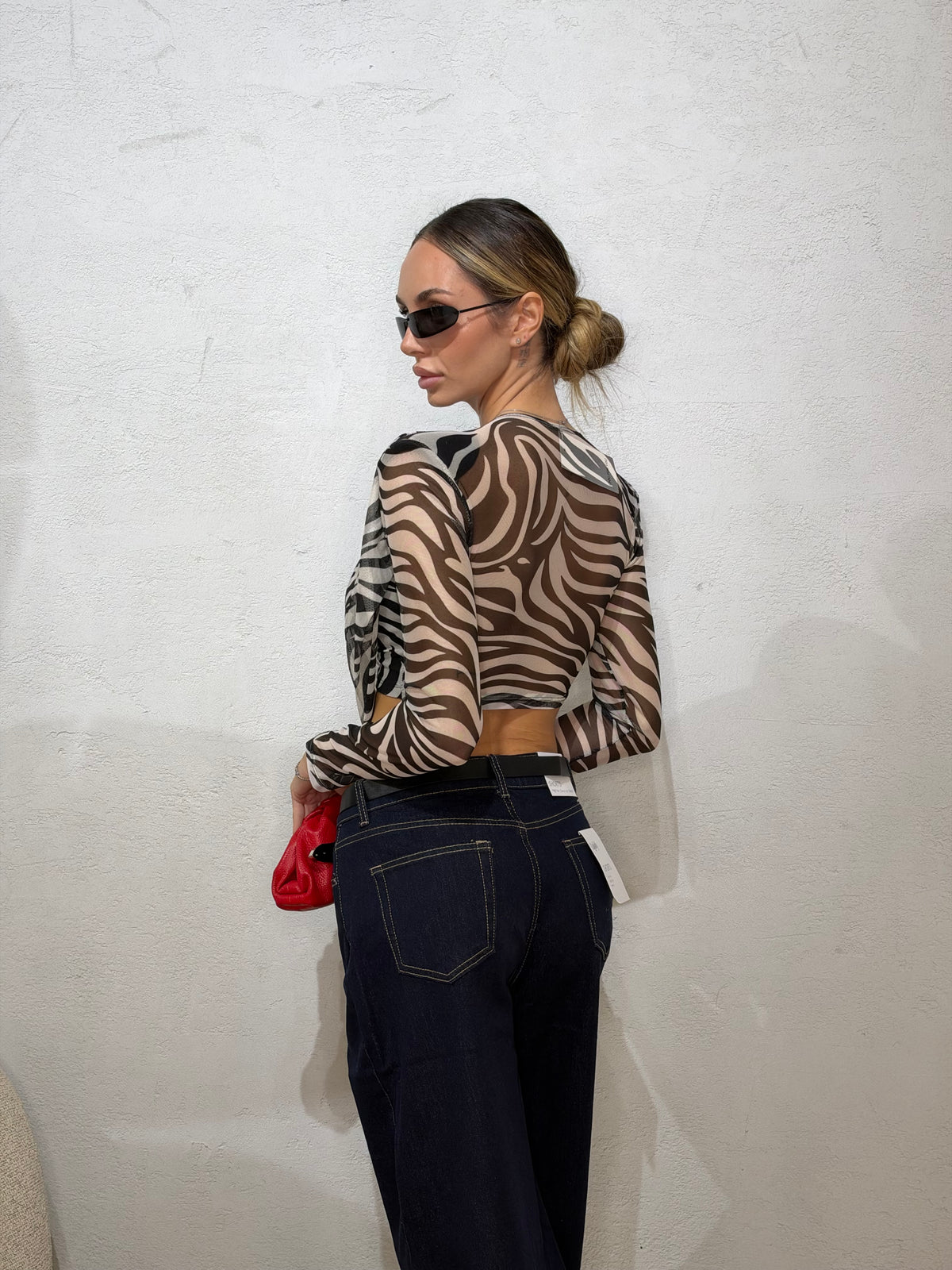 Zebra mood top