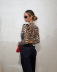 Zebra mood top