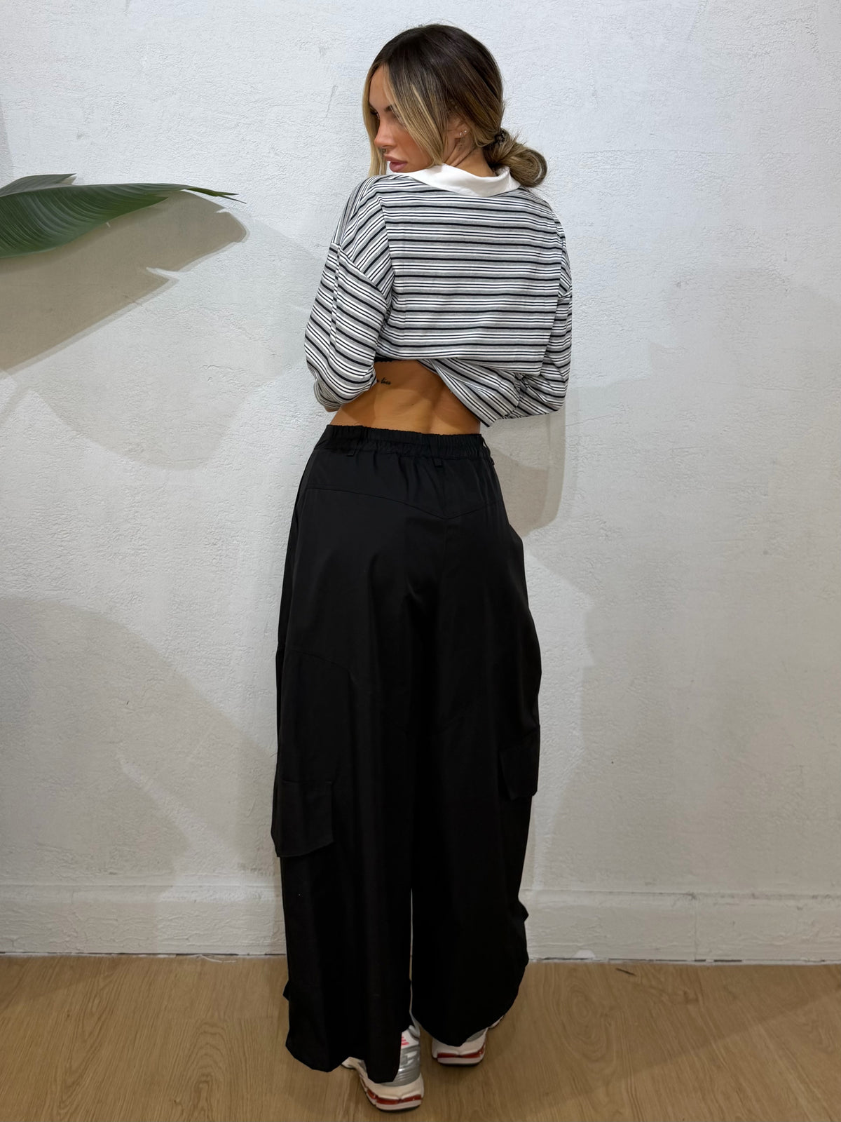 pantalone balloon 3/4