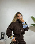 Chiodo Bomber  Cioccolato