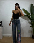 Jeans Shine graffiti