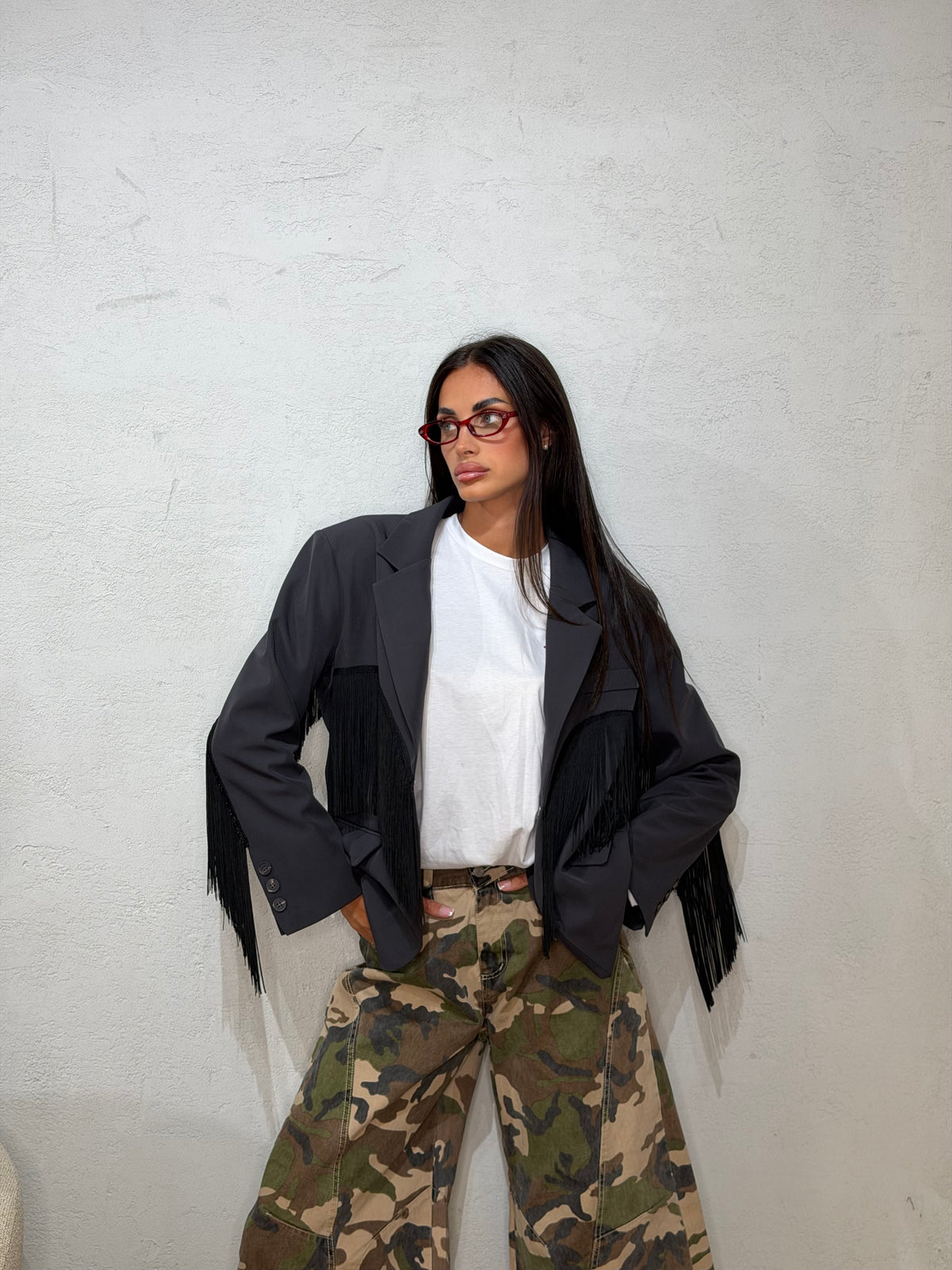Blazer frange just