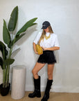 Short Adid pizzo