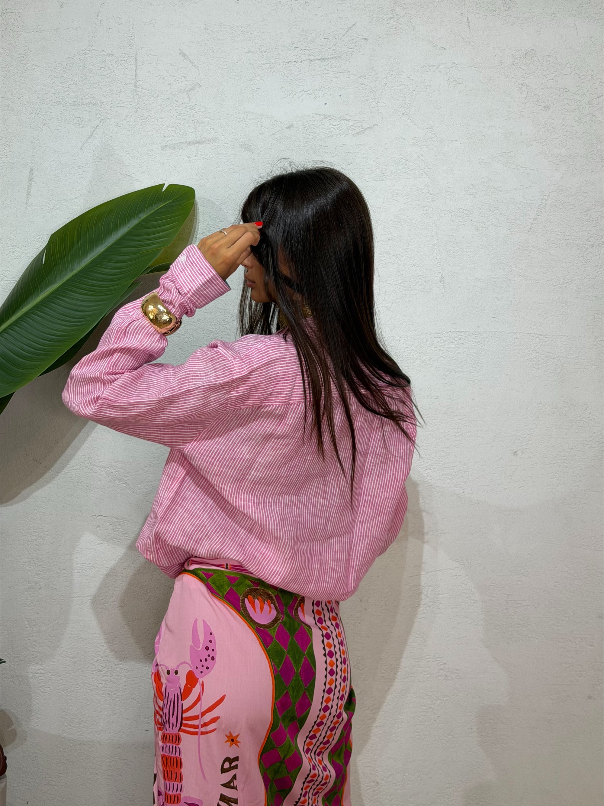 Camicia Baker's 100% lino