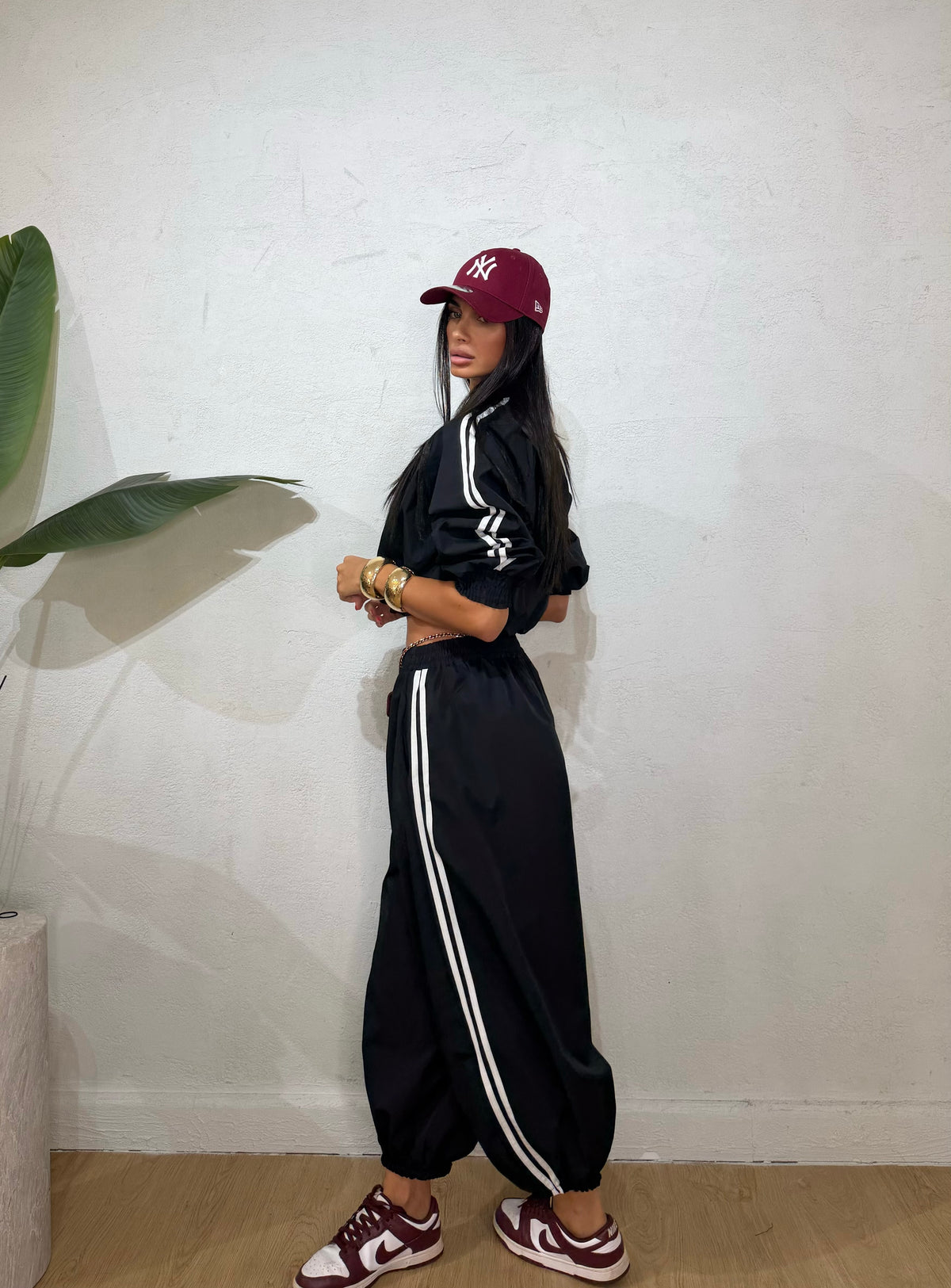 pantalone impermeabile riga