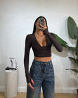 Maglia crop Alma