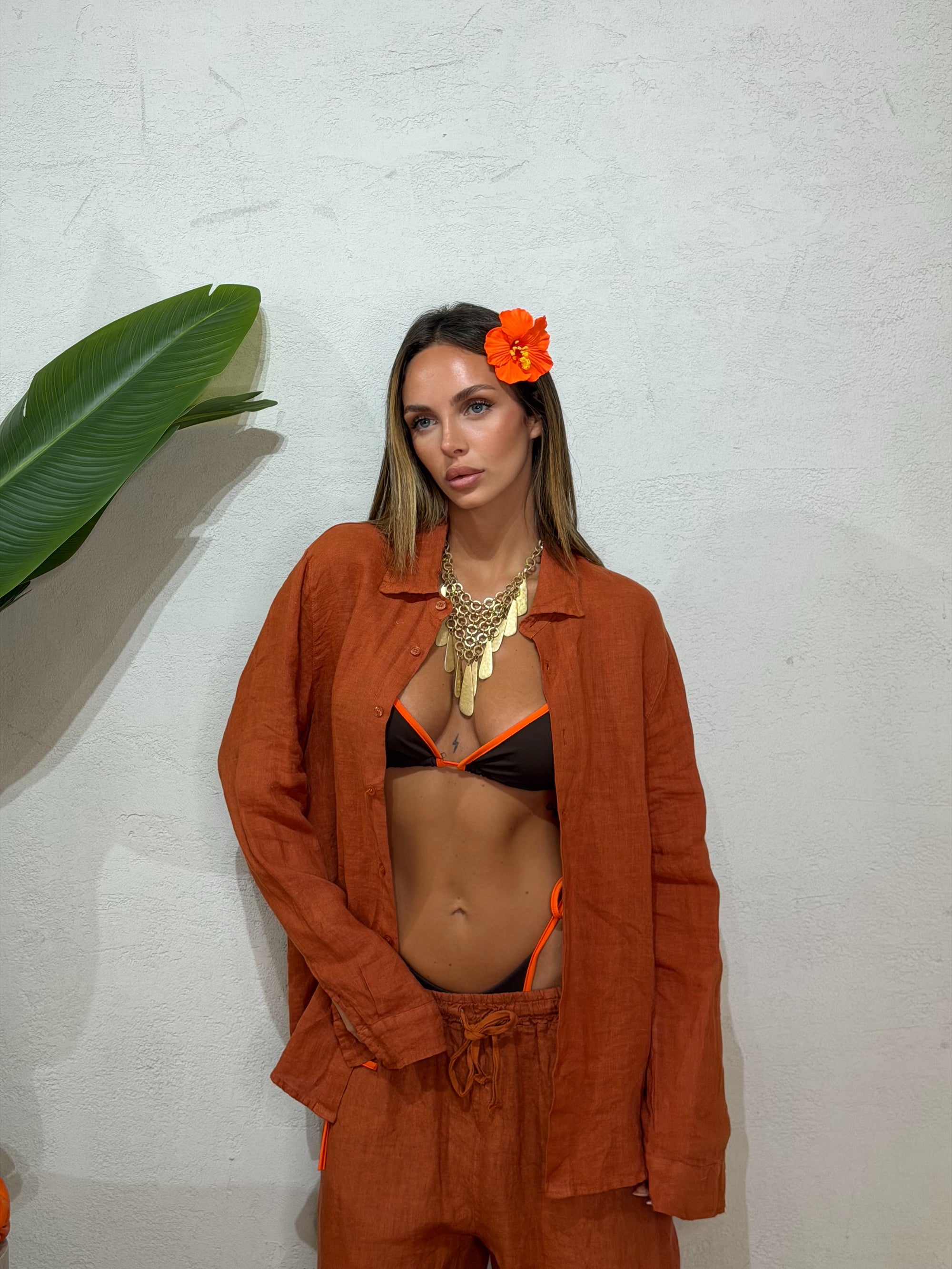 Camicia  100% lino