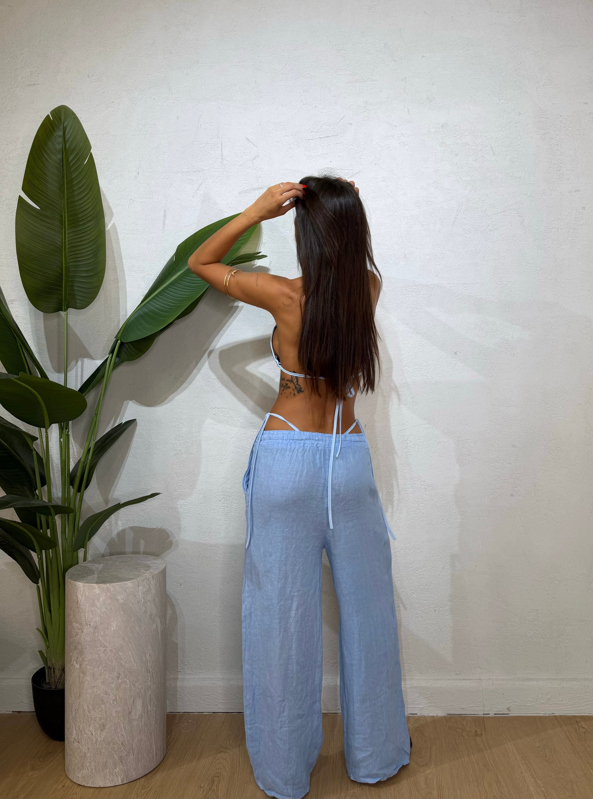 Pantalone 100% Lino