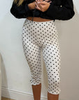 Leggings Capri Pois