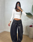Pantalone Ballon ecopelle