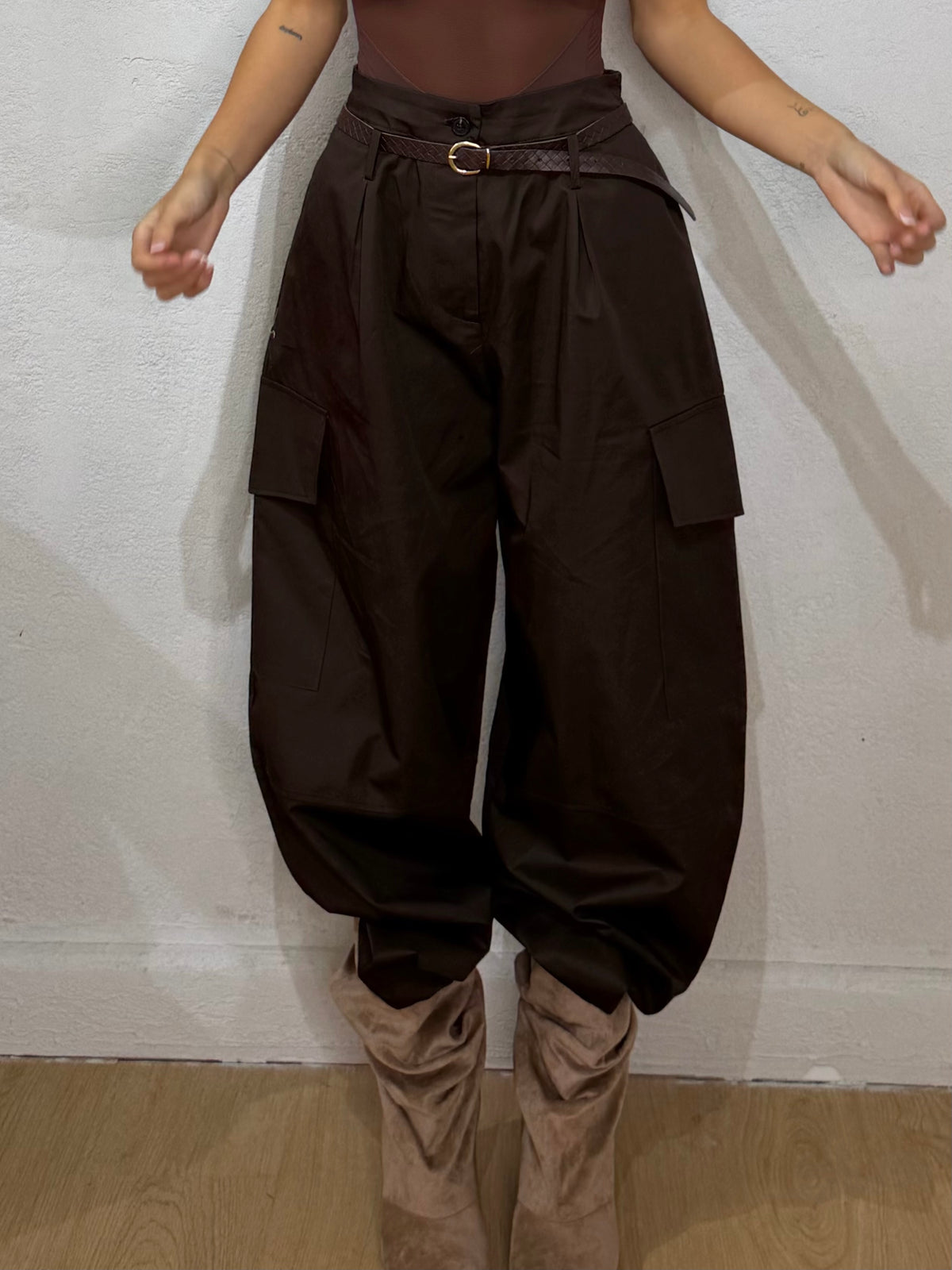 pantalone palazzo cargo just