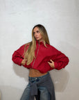 Bomber rouge check