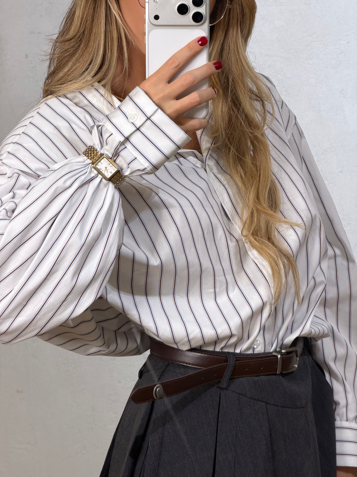 Camicia over striped