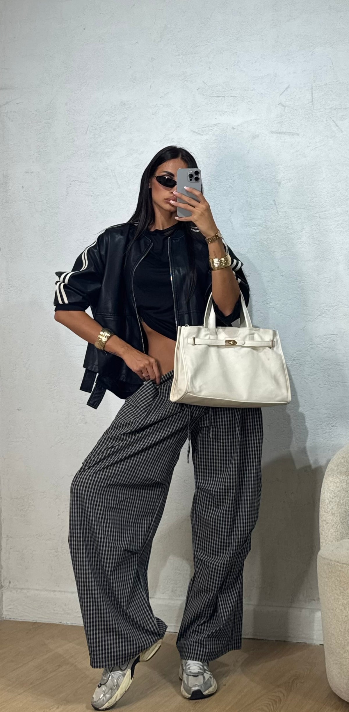 Pantalone British chic