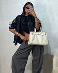 Pantalone British chic