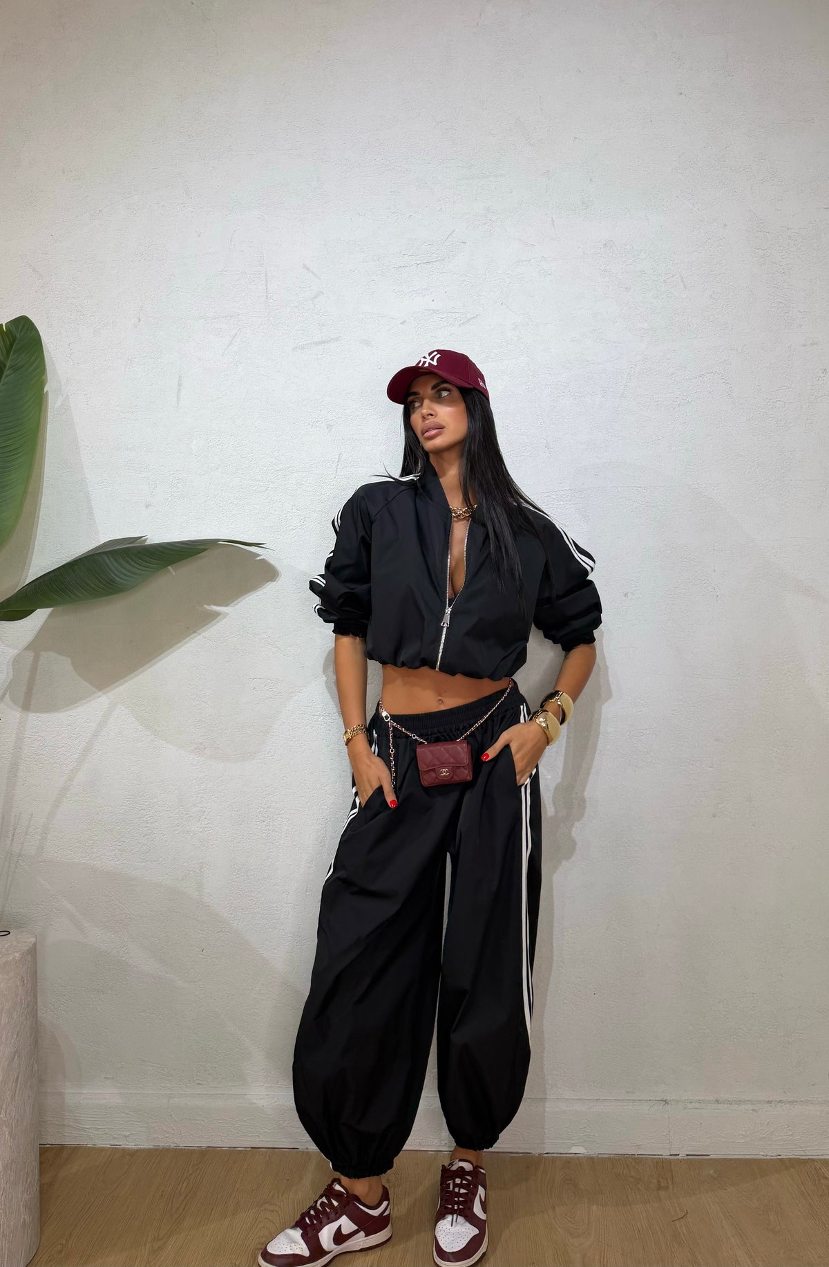 pantalone impermeabile riga