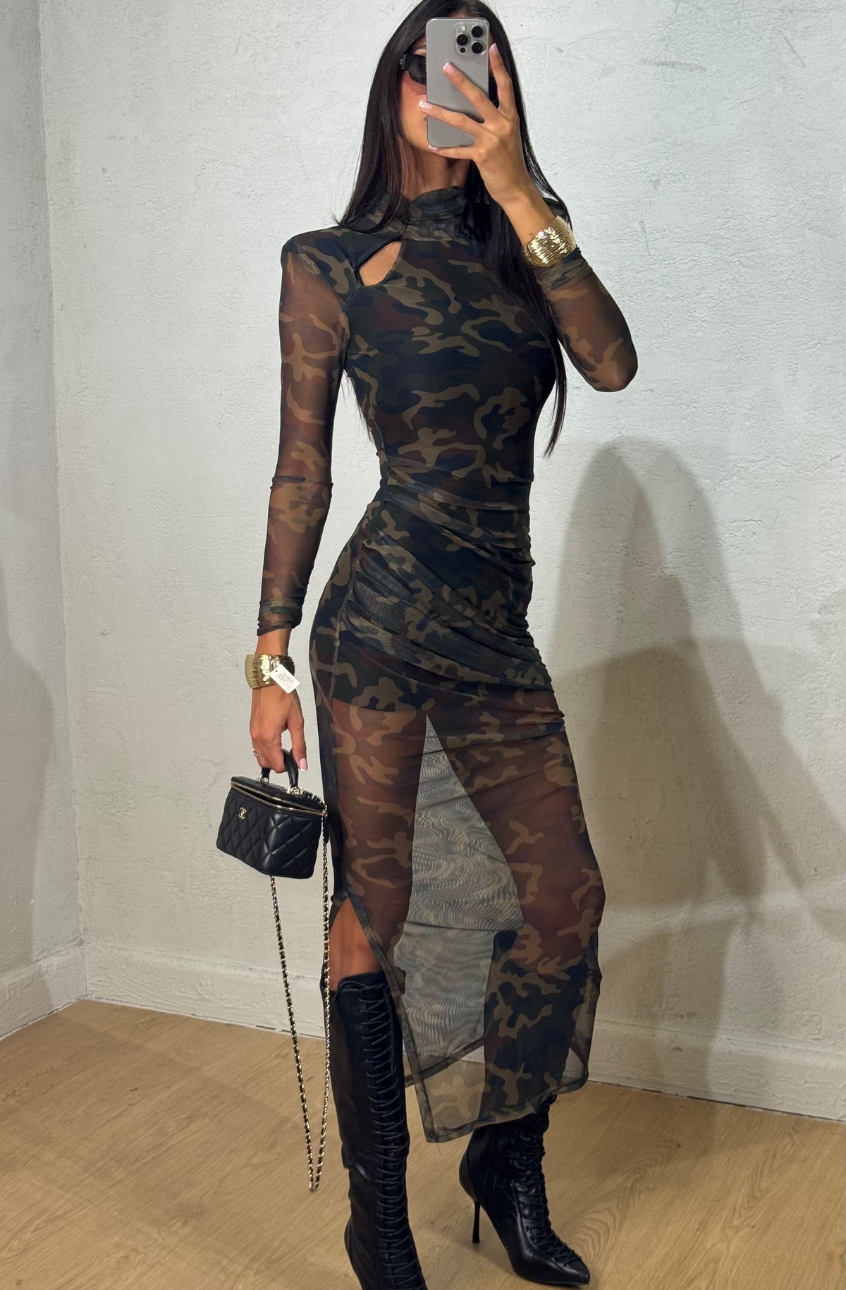 Dress militar longuette